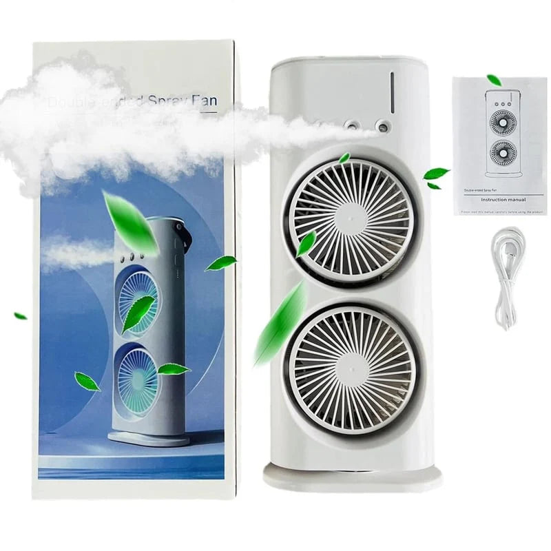 Ventilador Humidificador Doble DuoFresh